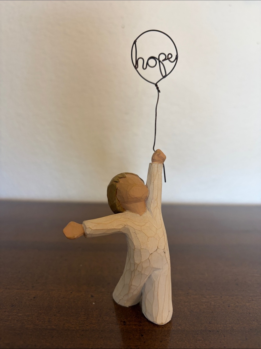 Willow Tree Hope Figurine Child with Wire Balloon